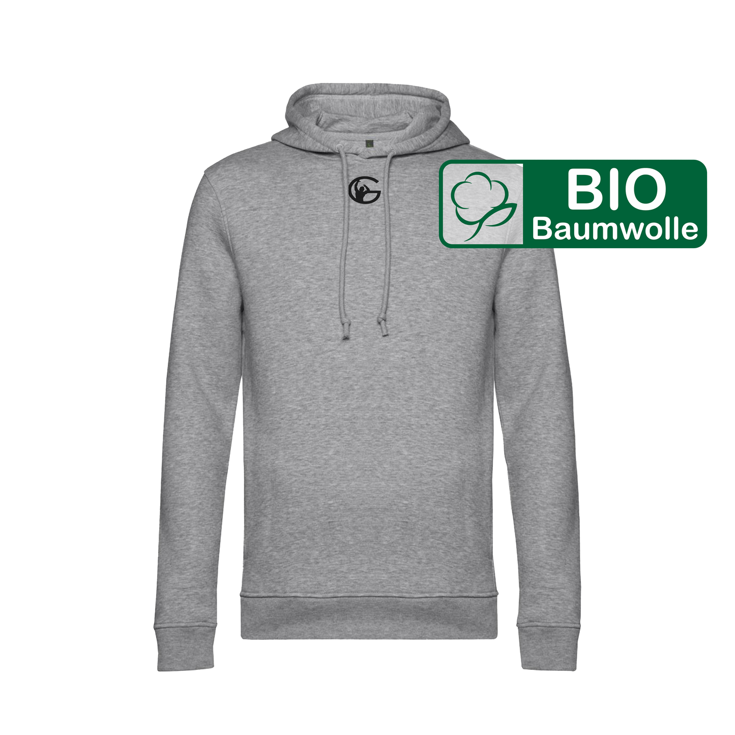 Unbeugsam Todeskopf Bio Hoodie Unisex