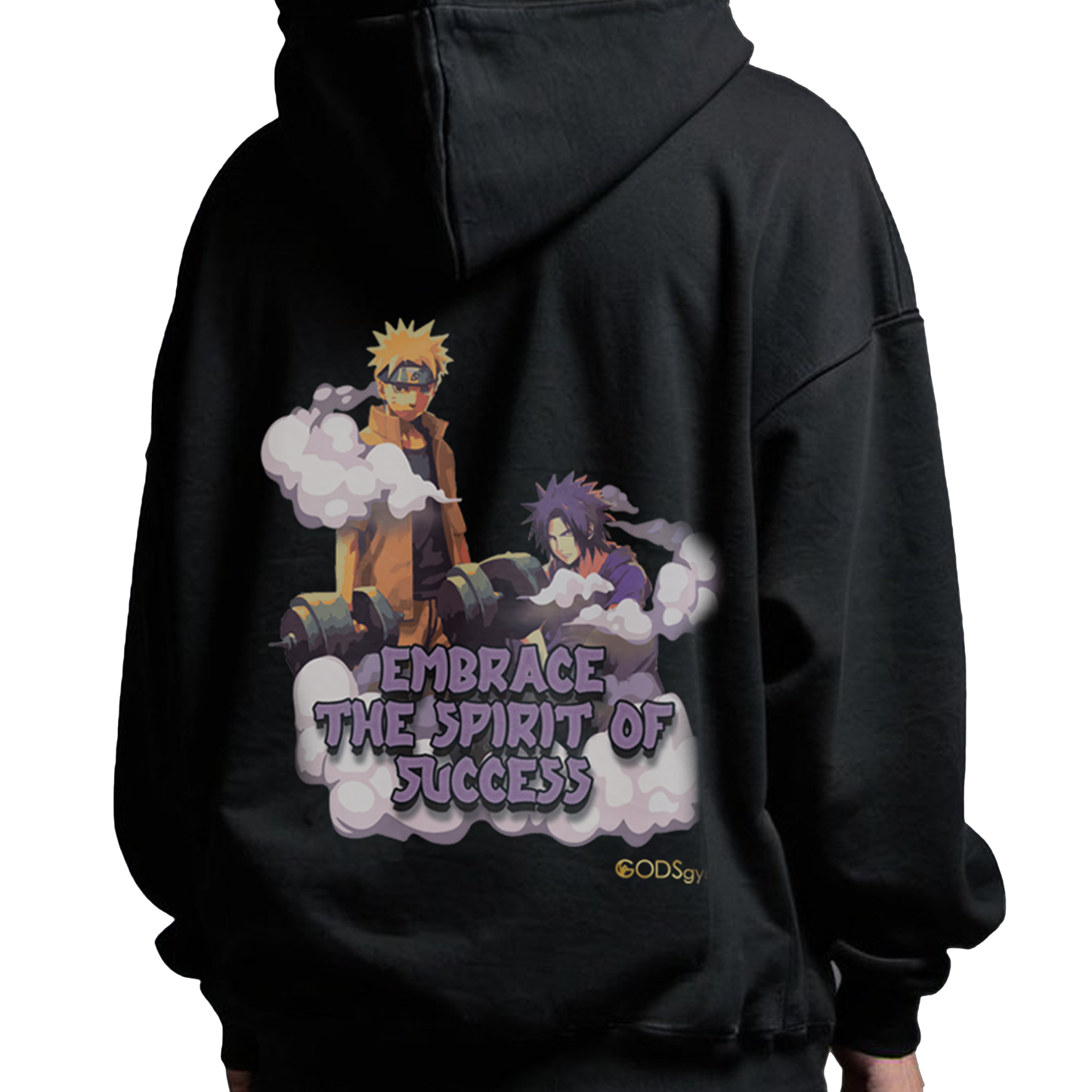 Naruto & Sasuke Premium Oversized Hoodie Unisex