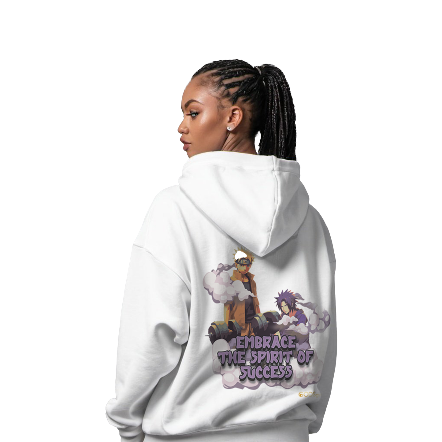Naruto & Sasuke Premium Oversized Hoodie Unisex