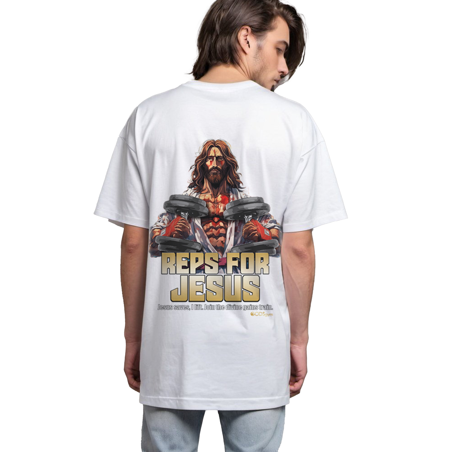 Reps For Jesus Premium Oversized T-Shirt Unisex