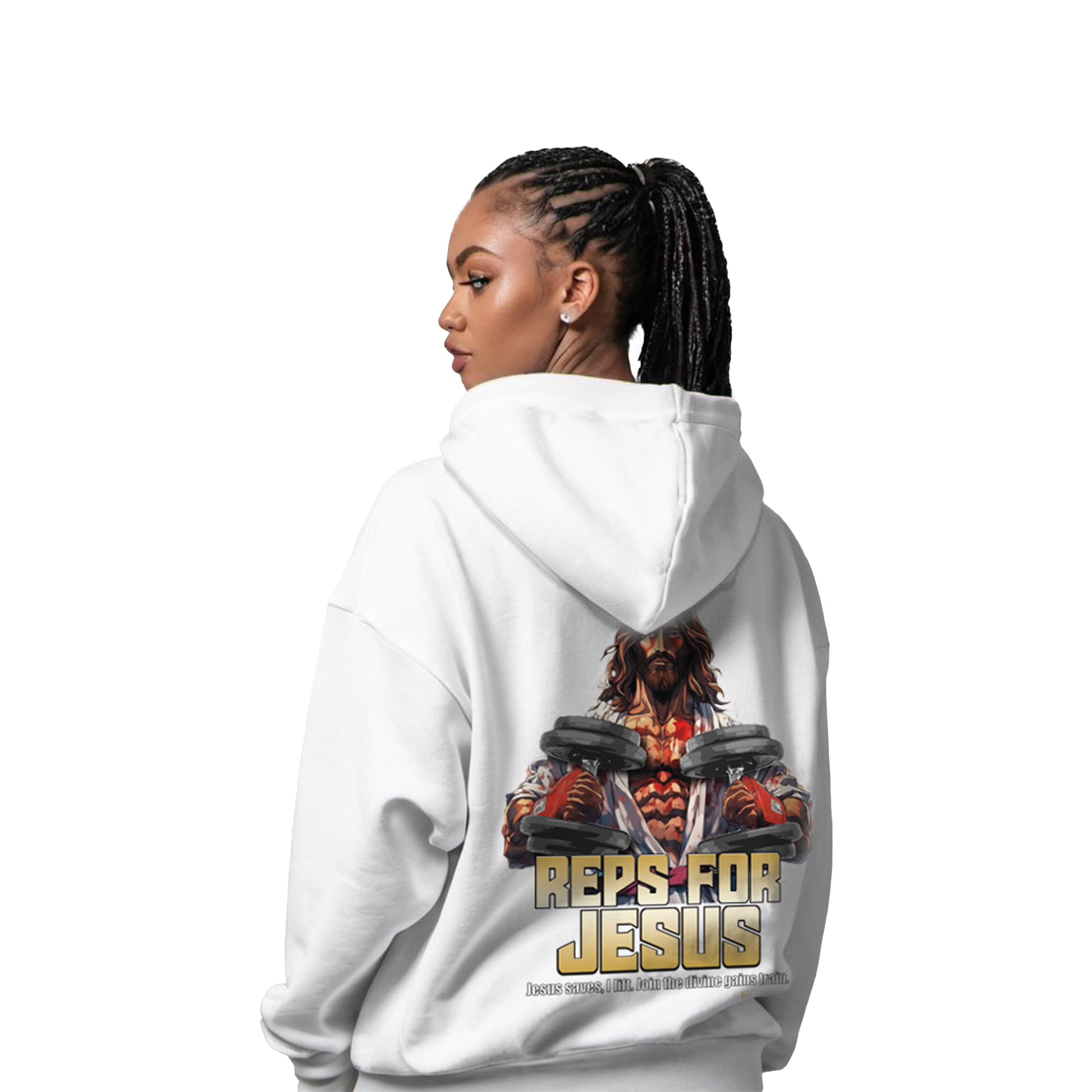 Reps For Jesus Premium Oversized Hoodie Unisex GODSgym